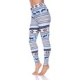 thumbnail image 2 of White Mark Leggings à Imprimé des Fêtes pour Femmes, 2 of 5