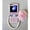 Phone-B, variant on Cute Pink Case for Galaxy Z Flip 3 with Kickstand & Hard PC - Protective, Girly Fashion Design