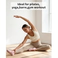 thumbnail image 6 of Yawlsow 4 Pairs Pilates Socks with Grips for Women, Non-Slip Yoga Socks for Barre, Ballet, Barefoot Workout, 6 of 6