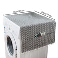 thumbnail image 2 of Paño de cubierta de refrigerador geométrico Impermeable Hoja de polvo para el hogar Organizador de protección solar para lavandería Vogacara HA6922-00B, 2 of 6