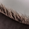 thumbnail image 5 of Luxury Mongolian Fluffy Faux Fur Series Square Decorative Throw Pillow Cusion for Couch, 22" x 22", Brown, 2 Pack, 5 of 7