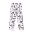 thumbnail image 5 of Xecao Lavender Flowers Men's Straight Lounge Pajama Pants: The Ultimate in Comfortable Sleepwear, 5 of 9