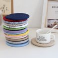 thumbnail image 5 of 1 Juego de posavasos aislados, posavasos para té para el hogar, posavasos para cuencos, 11CM, 6 piezas, posavasos tejidos con cuerda de algodón, 5 of 5