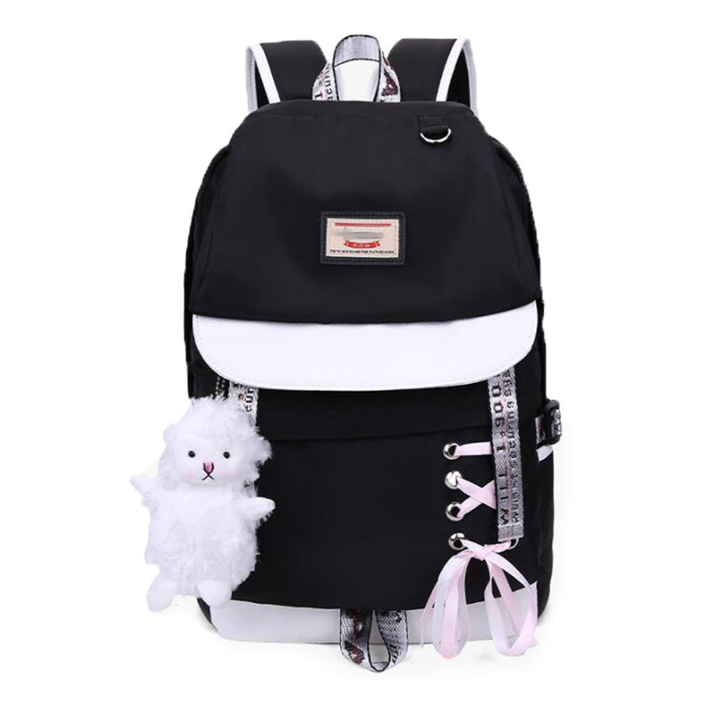 Large School Bags For Teenage Girls Usb Port Canvas Schoolbag Student