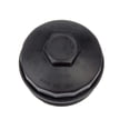 thumbnail image 2 of KarParts360 For BMW 540i 1997-2003 Oil Filter Cap | Plastic | Black | Threaded Attachment | Replacement For 11421729630, 11421736674, 2 of 5