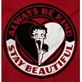 thumbnail image 2 of Betty Boop Always Be Kind Cute Women Plus Size Graphic Tee Tees Brisco Brands 5X, 2 of 6