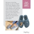 thumbnail image 7 of MeMoi Women's Night Owl Hard Bottom Plush Slippers - Womens - Female, 7 of 7
