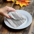 thumbnail image 4 of Black Striped Kitchen Towel Dish Cloths Set of 1, Microfiber Soft Kitchen Hand Towels, Modern Abstract Art Geometric Absorbent Quick Drying Dishcloths 18 x 28 Inches, 4 of 8