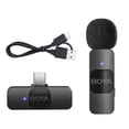 thumbnail image 1 of BOYA Système de Microphone Sans Fil 2.4G One-Trigger-One Microphone de Téléphone à Clip Micro Omnidirectionnel Mini Micro à Revers Réduction de Bruit Intelligente 50M Portée de Transmission Remplacement pour Huawei, 1 of 8