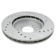 thumbnail image 6 of TRQ Wheel Hub Bearing Premium Ceramic Brake Pad Performance Rotor Kit Front BKA21860, 6 of 8