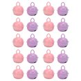 thumbnail image 1 of Fyearfly 20 cascabeles, Cascabel de Metal de 22mm, cascabeles pequeños de Color Rosado, Buena decoración para Accesorios de Llavero de Bolsa de Ropa DIY, 1 of 14