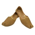 thumbnail image 2 of Sherwani Shoes for Men Wedding Handmade Punjabi Leather Jutti Ethnic Mojaris for Men's, 2 of 4
