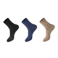 thumbnail image 1 of Calcetines de algodón antibacterianos con cabeza de costura para hombres de negocios, calcetines de doble aguja para las cuatro estaciones, 1 of 1
