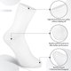 thumbnail image 3 of Calcetines Blancos para Mujer 5 Pares Bonitos Calcetines Largos Calcetines Redondos para Mujer Calcetines Suaves de Medias Ligeras y Finas de Algodón para Mujer, 3 of 5