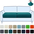 thumbnail image 1 of Subrtex Housse de Coussin Extensible Douce Texturée à Motif Quadrillé pour Causeuse et Sofa, 1 of 6