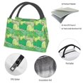 thumbnail image 4 of Fuzoiu Crocodile And Bush Print Portable Insulation Lunch Bag,Large Lunch Box,Container Reusable Leakproof Tote for Work, Travel, and Outdoor Activities, 4 of 6