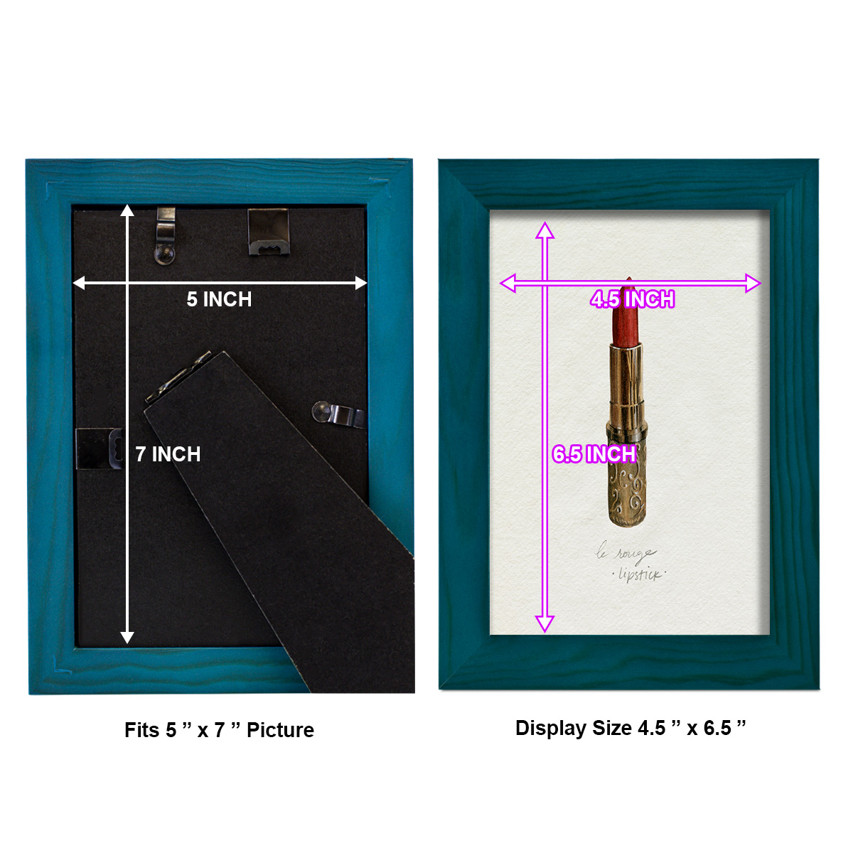 Gilded Toiletries III - Framed Print w/glass - Ocean Blue