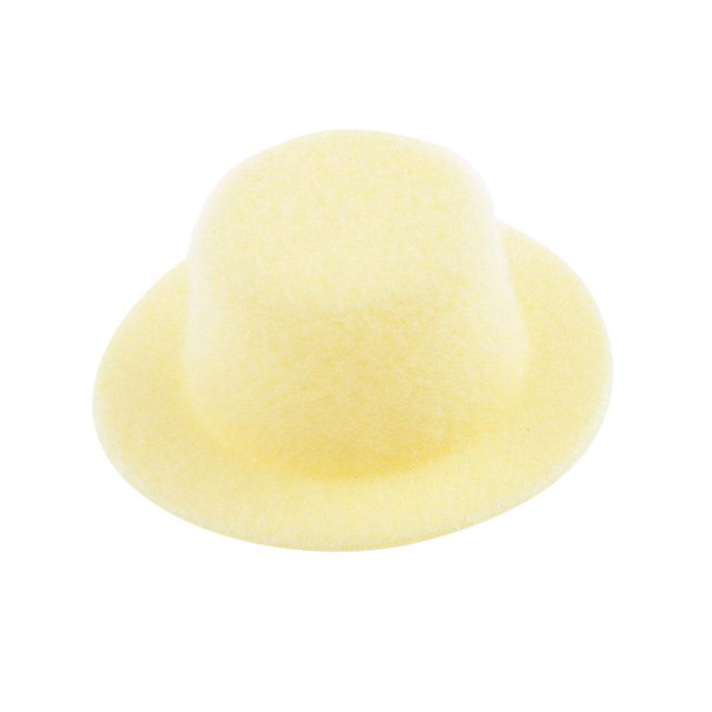 Sombrero de Bombín miniatura negro Tophat accesorio de ropa 12th Amarillo
