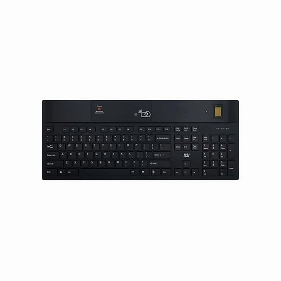 104 USB Key Board with RFID Dual Frequency, Bio Fingerprint & Cleaning Button