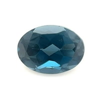 Certified Natural 1 Carat London Blue Topaz Oval Shape Brilliant Cut 7x5 mm Loose Gemstone December Birthstone