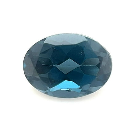 Certified Natural 1 Carat London Blue Topaz Oval Shape Brilliant Cut 7x5 mm Loose Gemstone December Birthstone