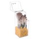 thumbnail image 1 of Soporte para brochas de maquillaje, organizador de brochas de maquillaje, soporte para brochas de maquillaje a prueba de polvo con tapa, para tocador y baños, 1 of 6
