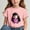 Pink, variant on T-Shirts for Teen Girls Short Sleeve Girls Casual Shirts Graphic Tops Back of School Clothes Black, Size 3-15 Years