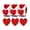 Laser fine sand red, variant on 3 Rolls 1inch Love Labels for Valentine’s Day, Envelopes, Crafting, Scrapbooking