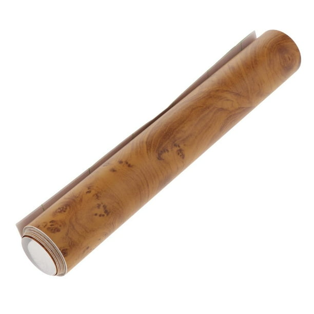 Lámina adhesiva de vinilo de imitación de madera para decoración de mesa de hogar y coche W1302 brillante Zulema Adhesivo de vinilo extraíble