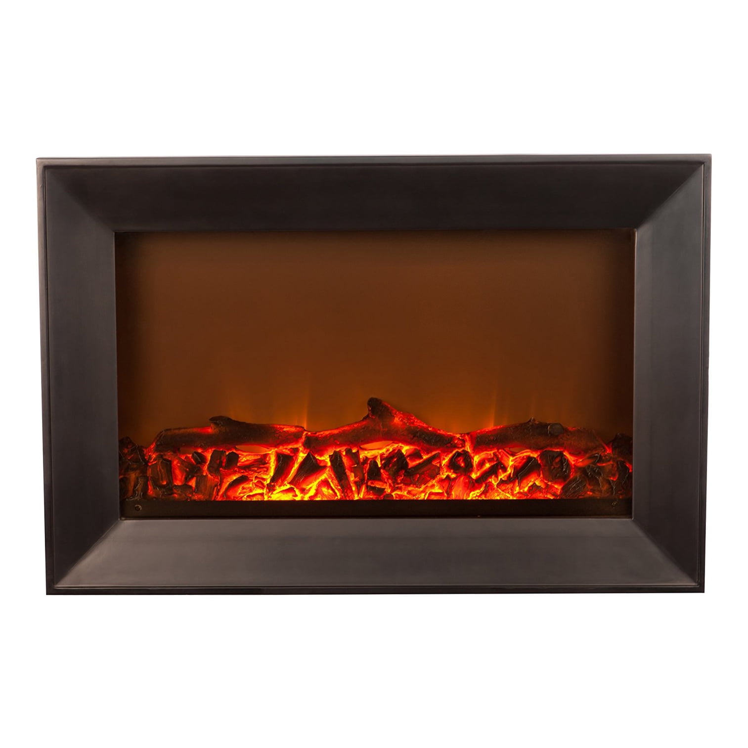 100 Sense Black Wall Mounted Electric Fireplace Electric