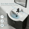 thumbnail image 5 of Eclife 30" Freestanding Single Bathroom Vanity with Euro Ceramic Sink and Faucet, 5 of 8