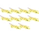 thumbnail image 2 of Rama de flores artificiales 10 piezas Cateissary decoración interior exterior boda Navidad Amarillo, 2 of 6