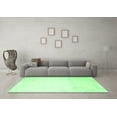 thumbnail image 3 of Ahgly Company Indoor Square Solid Emerald Green Modern Area Rugs, 4' Square, 3 of 4
