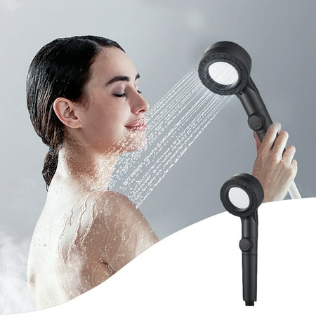 

Black and Friday Deals Shower Nozzle Pressurized Shower Made of 3-speed Water Dispensing Mode Adjustment Infinitely Adjustable Water Pressure Size with Strong Water Output Durabil