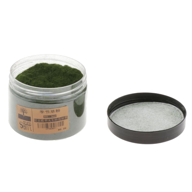 Hierba estática en polvo de 260 ml Yotijar jardín de hadas Paisaje en miniatura de hierba