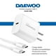 thumbnail image 2 of Cargador Turbo DAEWOO Carga Rapida Cable Tipo C Usb 45w, 2 of 3