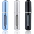 thumbnail image 1 of Botella de spray de perfume de 5 ml, vacía, recargable, mini, portátil, para viaje, atomizador de perfume, viales de perfume para hombre y mujer (3 unidades), 1 of 3