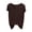 Coffee, variant on Women's Tops Dressy Casual Shirts V-neck Cap Sleeve Tops Basic Solid Summer T Shirt,Khaki XXL