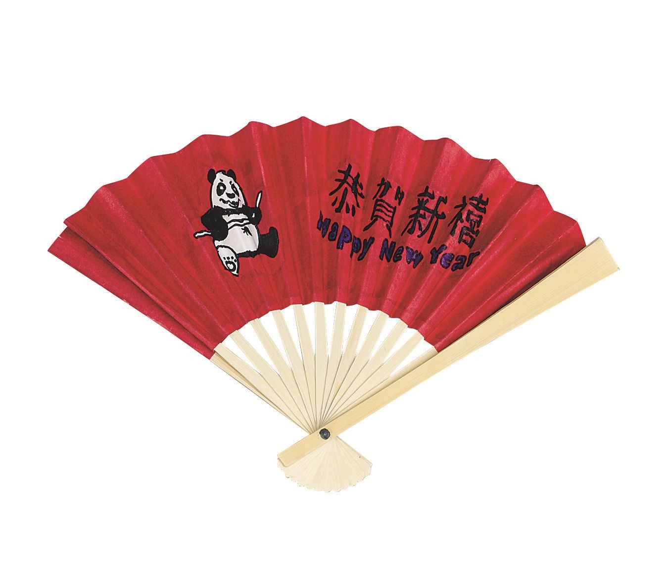 Color-Me™ Paper Fans (Pack of 24)