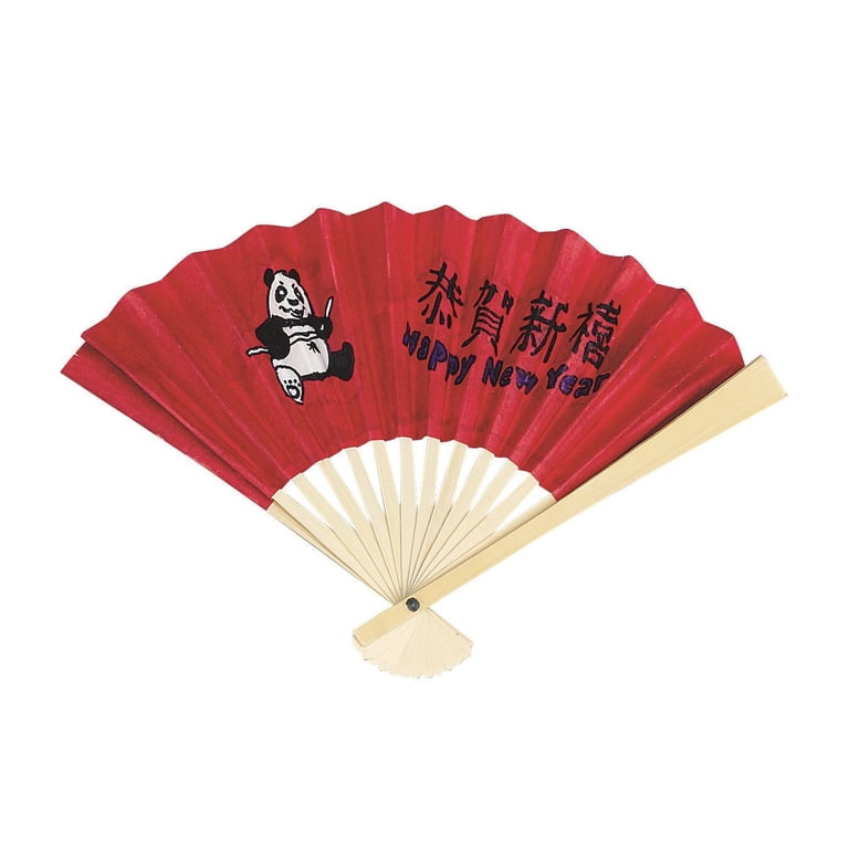 S&S, Color-Me Paper Fans, Pack of 24, 6 Inch, Paper - Walmart.com