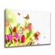 thumbnail image 2 of Póster de lienzo con mariposas y tulipanes de primavera, decoración para dormitorio, paisaje deportivo, decoración para oficina, regalo, estilo marco, 16 x 24 pulgadas (40 x 60 cm), 2 of 8
