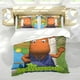 thumbnail image 5 of Los Backyardigans Conjunto de sábanas temático, trío de piezas, cómodo y amigable con la piel, diseño único, regalo de decoración para el hogar para familiares, amigos y fans, 90 cm * 190 cm, 5 of 6