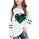 thumbnail image 1 of Blusas y camisas de manga larga con cuello redondo, moda del Día de San Patricio, blusa informal con estampado bonito de manga larga para niños y niñas., 1 of 6