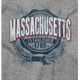 thumbnail image 2 of Massachusetts Student Campus Pride Men's Graphic T Shirt Tees Brisco Brands X, 2 of 4