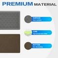 thumbnail image 5 of AWLYLNLL Kitchen Mat Cushioned Anti Fatigue Rug 17.3"x29.5" Waterproof, Non Slip, Standing and Comfort Desk/Floor Mats for House Sink Office (Grey), 5 of 9