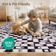 thumbnail image 4 of ODIKA Purple Abstract Geometric Interlocking Ombre Blocks Swirl Gradient Pet Friendly & Kids Safe Play for Playroom, Bedroom, Reading Nook, 4 of 7