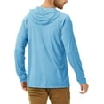 thumbnail image 2 of Roadbox Men's UPF 50+ Sun Protection Long Sleeve Hoodie Shirt Outdoor UV Fishing Shirts for Workout, Running, Fishing, Hiking, 2 of 5