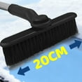 thumbnail image 5 of Euaioeiu 3-in-1 Extendable Car Snow Brush and Ice Scraper, Windshield Snow Removal Tool with Retractable Handle (28.7-35.8in), Rotating Head & Soft Bristles for Winter Vehicle Cleaning, 5 of 6