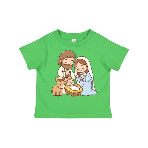 Inktastic Nativity Scene Christmas Manger Boys or Girls Toddler T-Shirt
