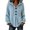 BU2, variant on Hoodies Women Long Sleeve Hooded Top Small V Neck Button Shirt Sweatshirt Tops Solid Fall Winter Casual Outerwear